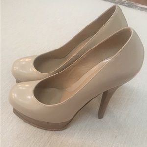 Fendi Tan Nappa Leather Round Toe Platform